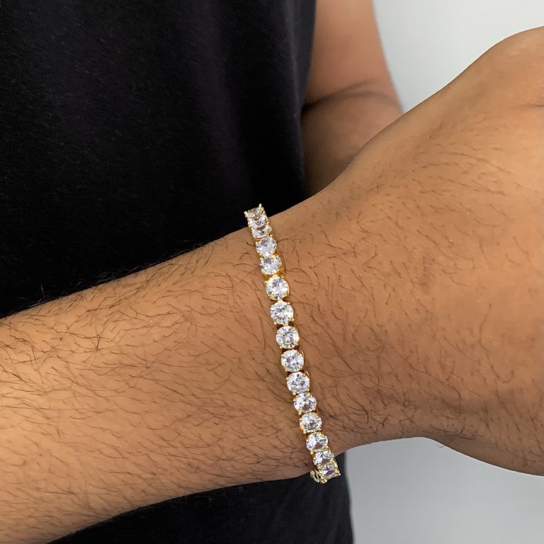 Tennis bracelet iced out Clearance