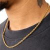 4mm Rope Chain in Gold