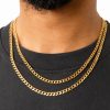 5mm Curb Link Chain in Gold